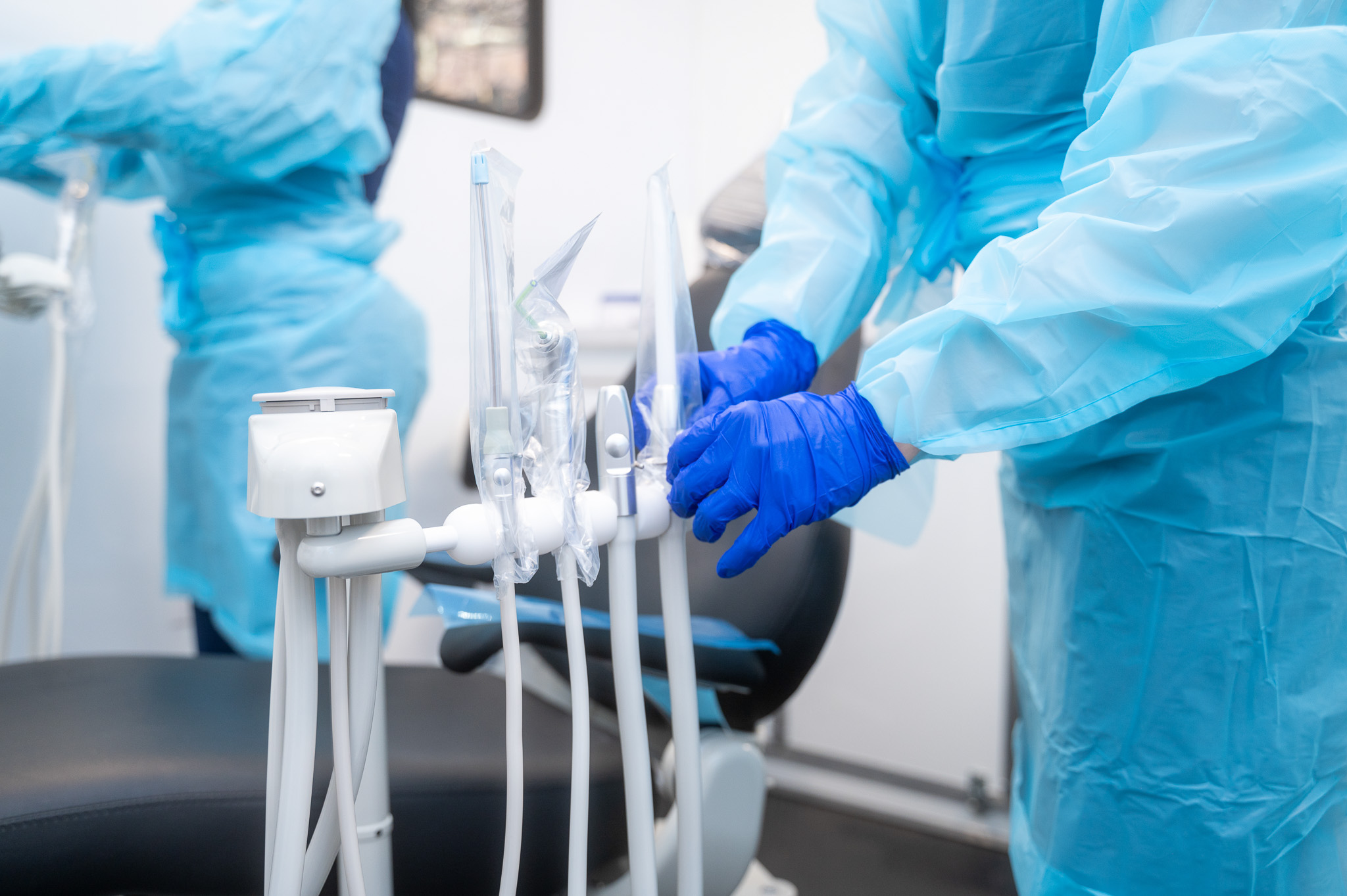 Dentists at Mobile Dental Clinic