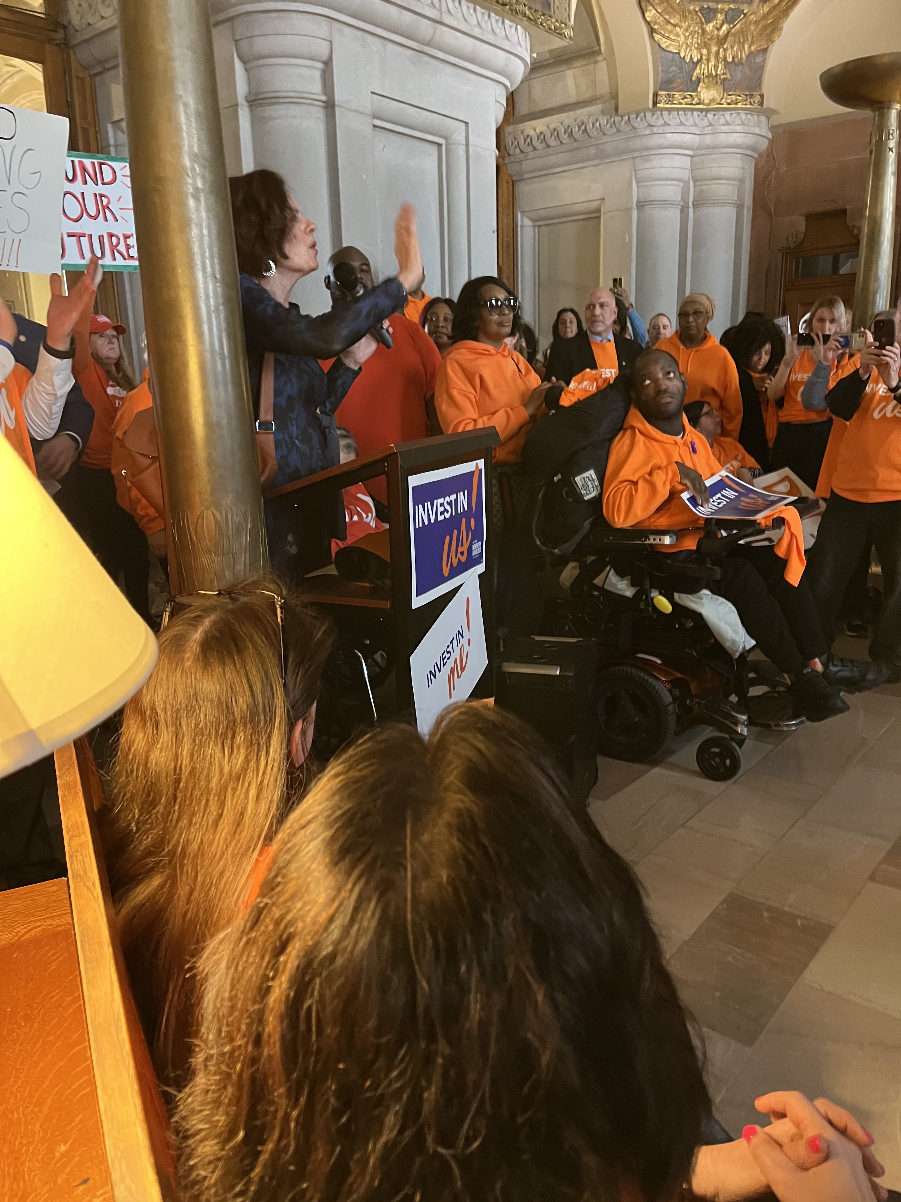 NY Senator Patrick Fahy speaking, the Chair of the Disabilities Committee