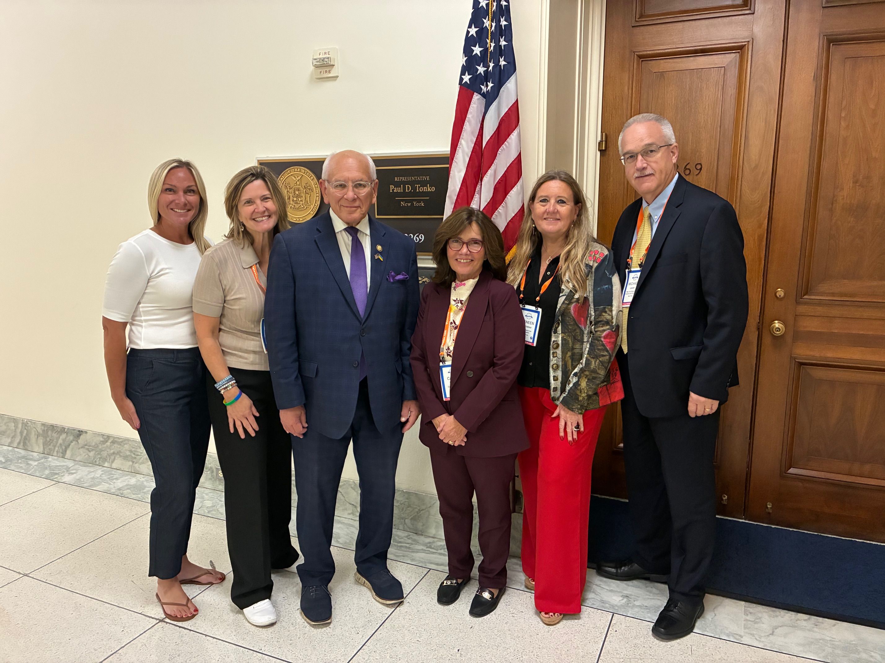 Partners Health Plan leadership with congressman Paul Tonko
